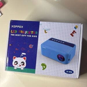 XUPPOX Blue LED Projector for Kids